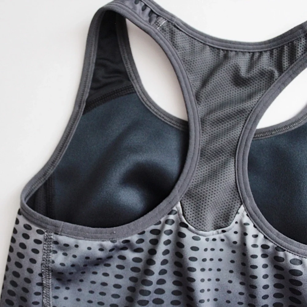 Nike Ombre Gradient Dotted Print Workout Tank Top
